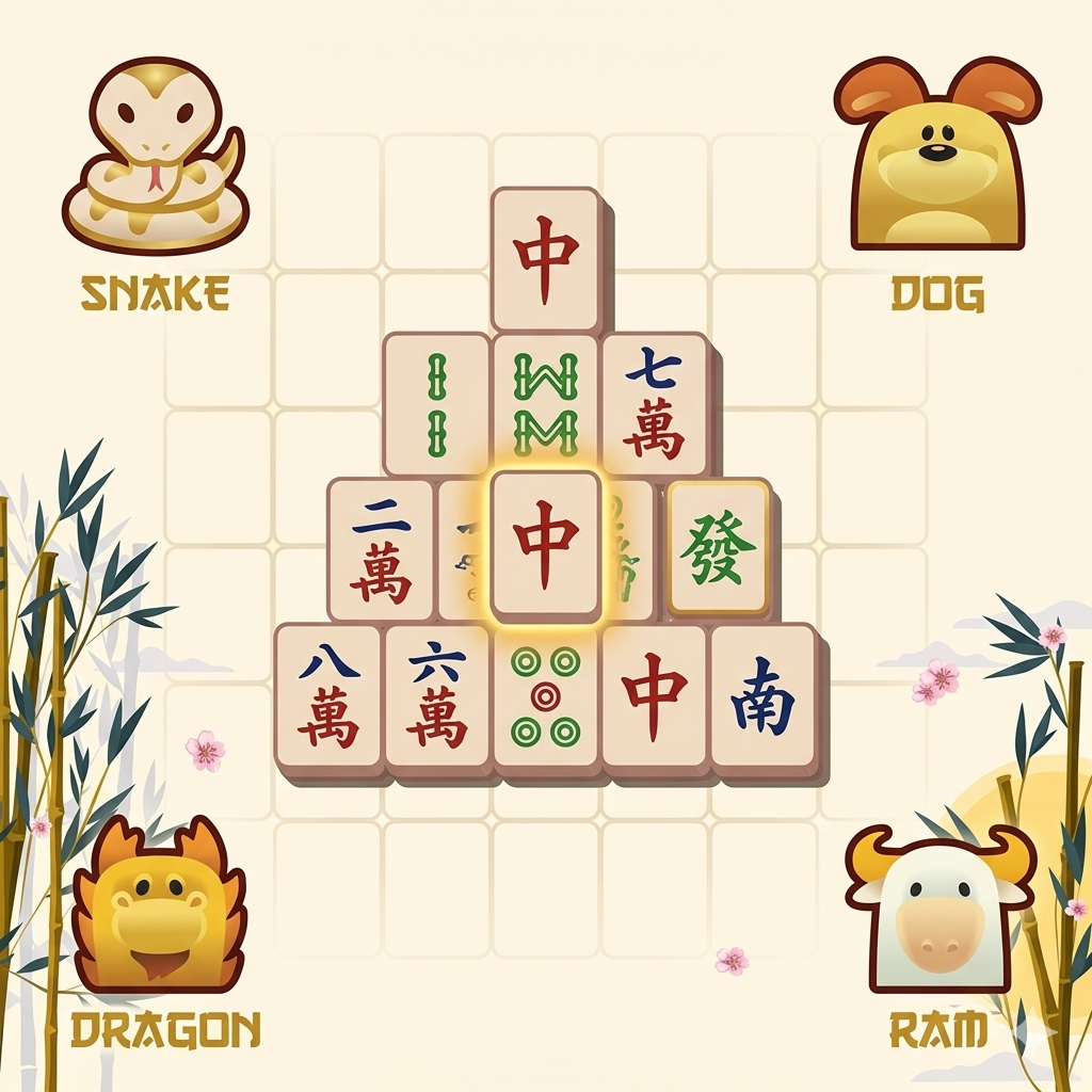 Chinese Zodiac Mahjong
